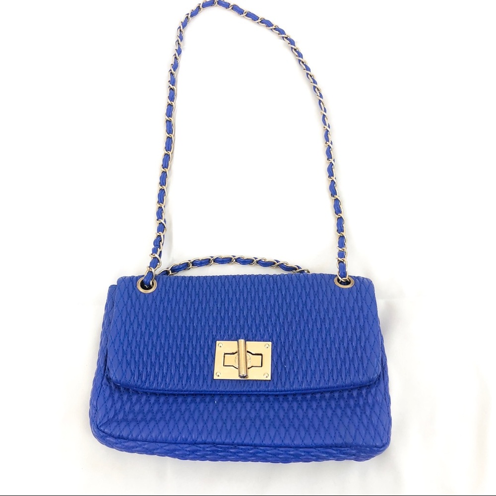 Royal blue purse